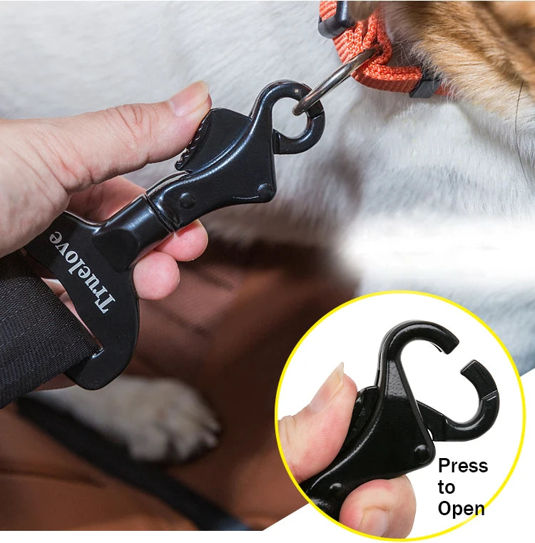 Aluminium Alloy Pet Car Seat Belt – Lightweight Safety Buckle for Collars & Harnesses