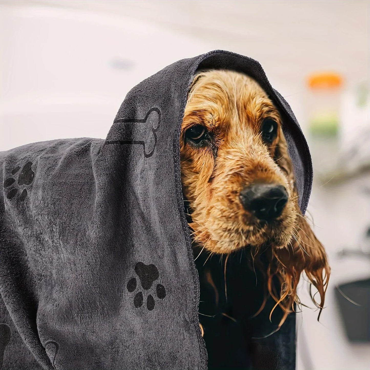 Quick-Dry Microfiber Pet Towel – Absorbent Bath & Drying Towel for Dogs & Cats