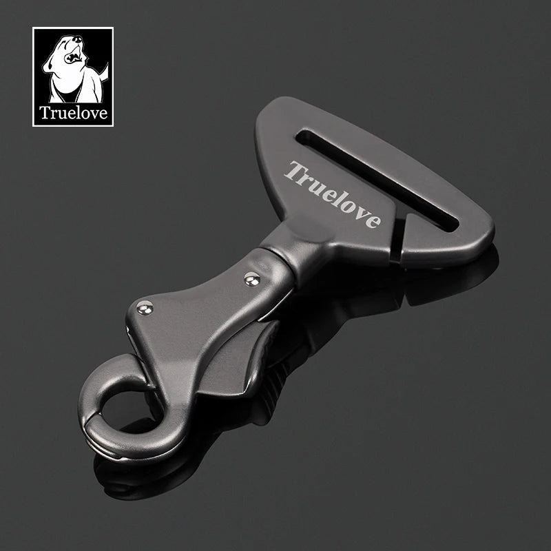 Aluminium Alloy Pet Car Seat Belt – Lightweight Safety Buckle for Collars & Harnesses