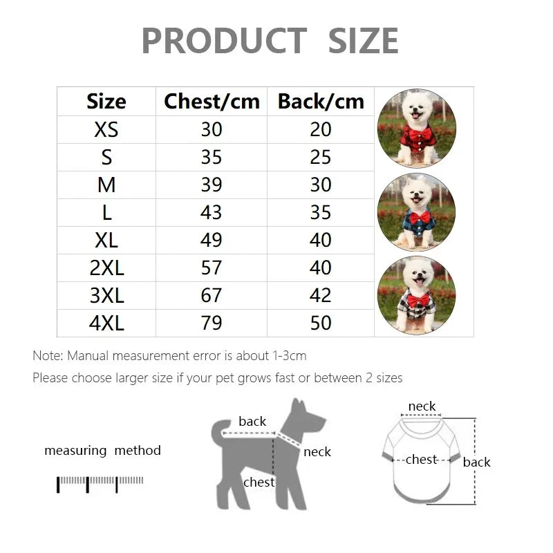 Stylish Pet Shirt & Suit Set – Formal Wedding, Birthday & 3-Season Wear with Adjustable Fit