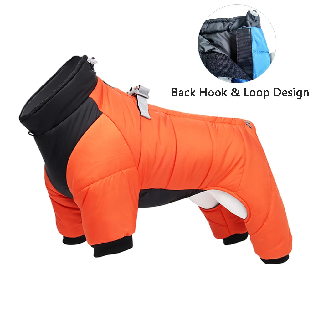 Waterproof Winter Dog Jacket – Thick Insulated Coat for Small to Medium Breeds