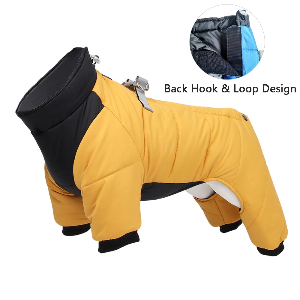 Waterproof Winter Dog Jacket – Thick Insulated Coat for Small to Medium Breeds
