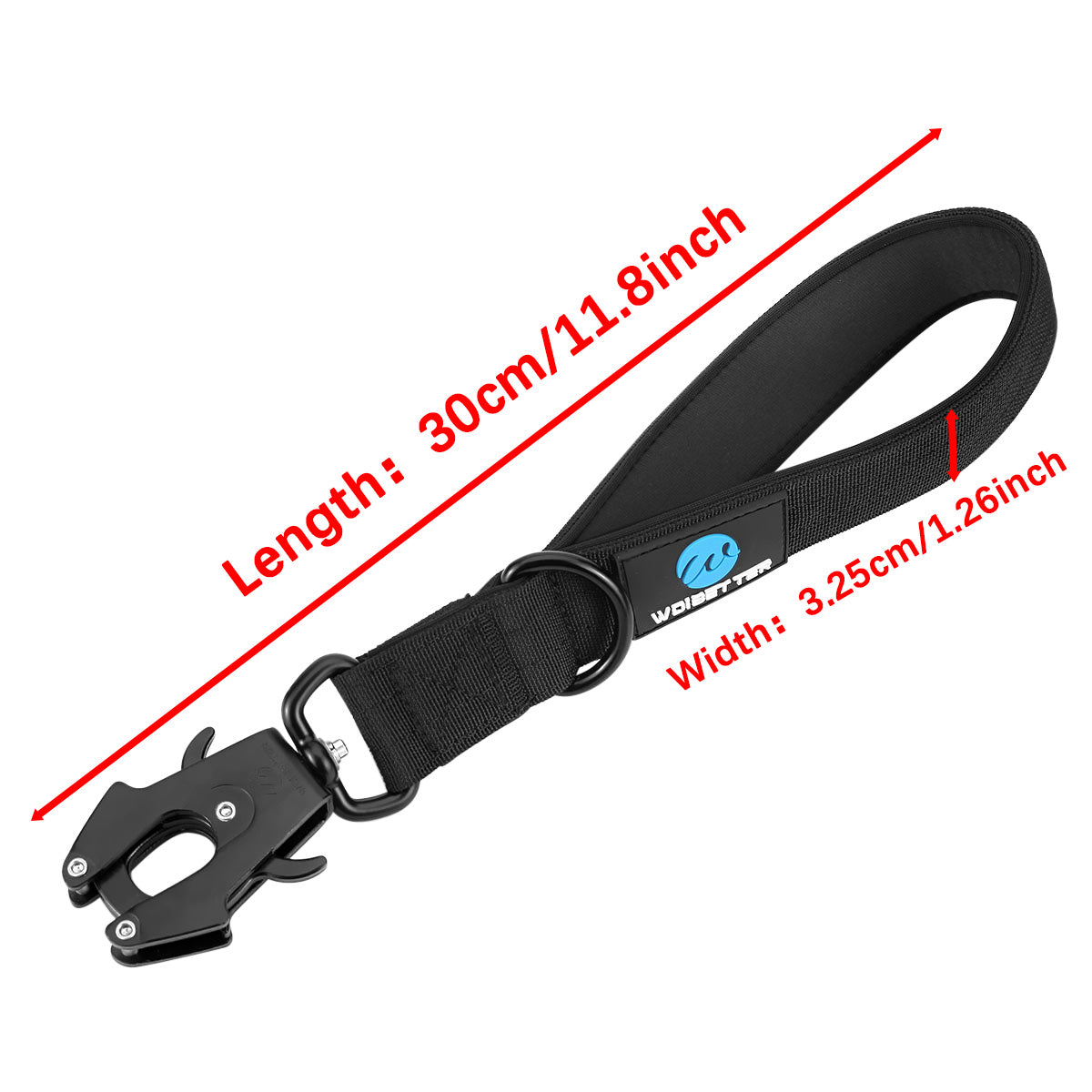 Military-Grade Nylon Dog Collar & Traffic Lead Set – Heavy-Duty Metal Buckle for Large Breeds