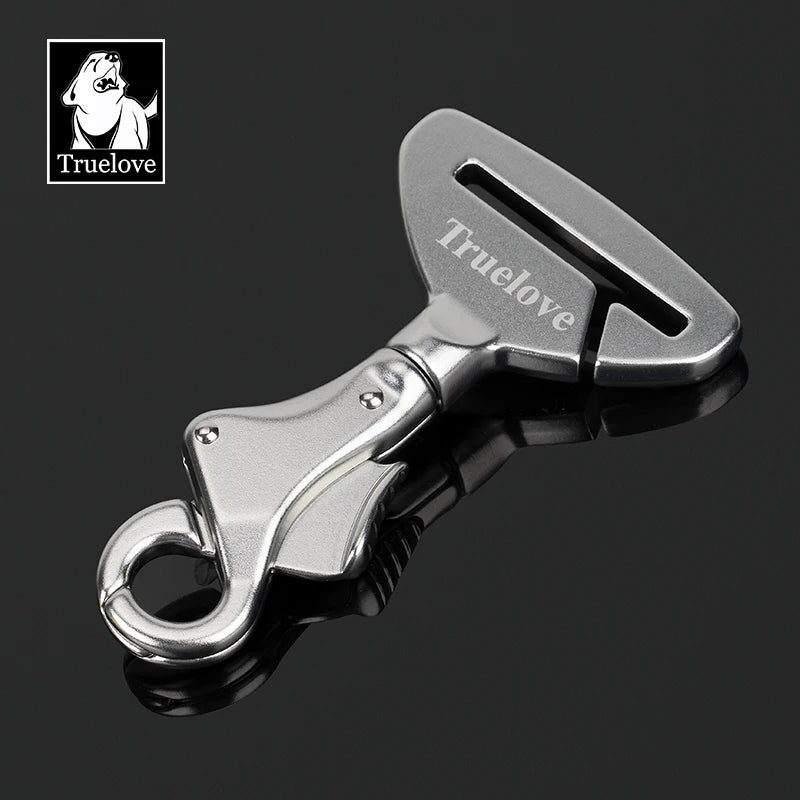 Aluminium Alloy Pet Car Seat Belt – Lightweight Safety Buckle for Collars & Harnesses