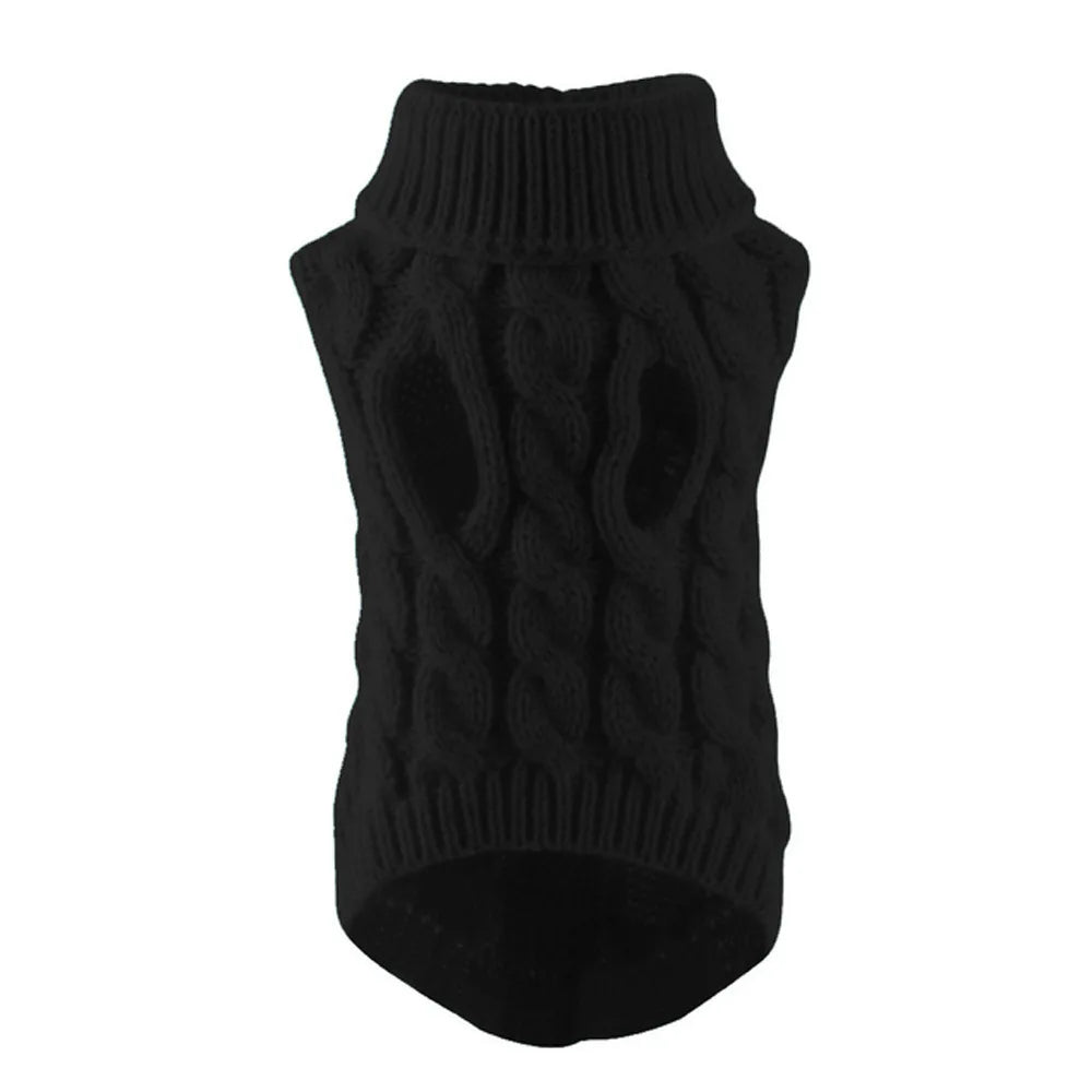 Knit Twist Dog Sweater – Cozy & Stylish Winter Wear for Small Dogs