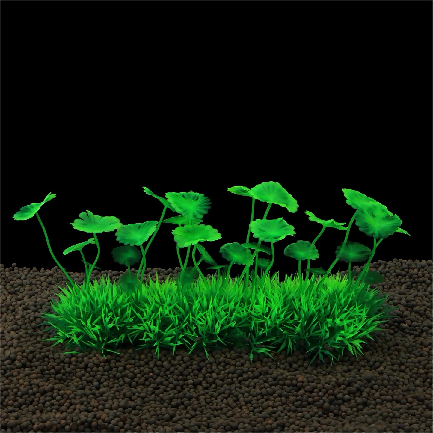 Artificial Green Grass Aquarium Plant – Plastic Underwater Fish Tank Decoration for Aquascaping