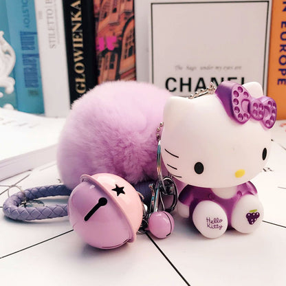 Cute Kitty Cat Keychain with Creative Design