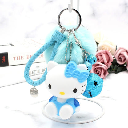 Cute Kitty Cat Keychain with Creative Design