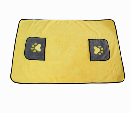 Double-Sided Microfiber Pet Towel and Bathrobe Blanket