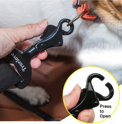 Aluminium Alloy Pet Car Seat Belt – Lightweight Safety Buckle for Collars & Harnesses