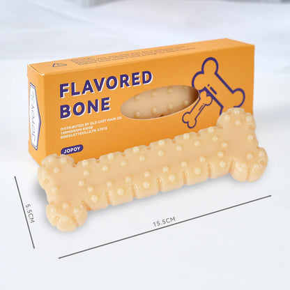 Indestructible Dog Chew Toys Trio – Durable Peanut Butter Flavoured Bones for Aggressive Chewers
