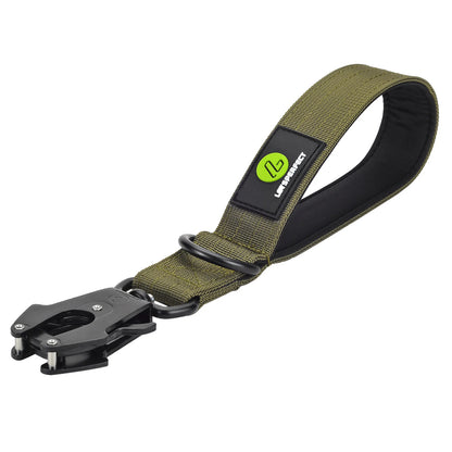 Military-Grade Nylon Dog Collar & Traffic Lead Set – Heavy-Duty Metal Buckle for Large Breeds
