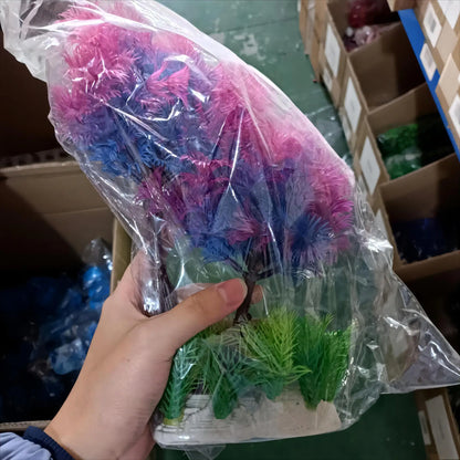 Artificial Aquarium Plants – Realistic Plastic Fish Tank Decor for Aquatic Landscaping