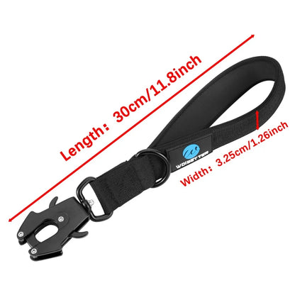 Military-Grade Nylon Dog Collar & Traffic Lead Set – Heavy-Duty Metal Buckle for Large Breeds