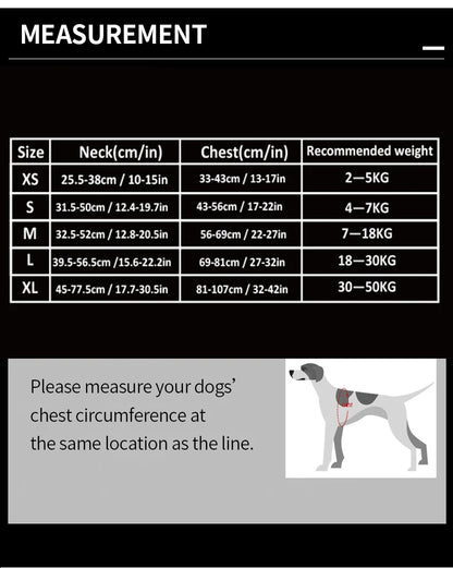 No-Pull Reflective Dog Harness – Adjustable, Padded Nylon Design for Effortless Control