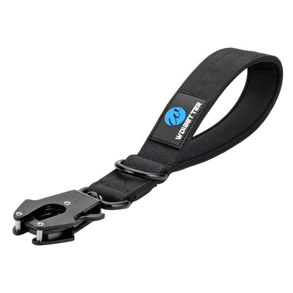 Military-Grade Nylon Dog Collar & Traffic Lead Set – Heavy-Duty Metal Buckle for Large Breeds