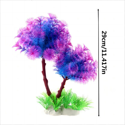 Artificial Aquarium Plants – Realistic Plastic Fish Tank Decor for Aquatic Landscaping