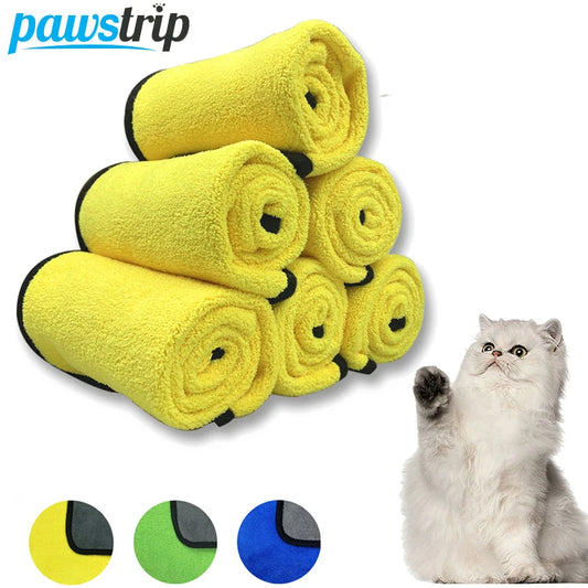 Quick-Dry Absorbent Pet Towel – Soft, Lint-Free Bath & Blanket for Dogs & Cats