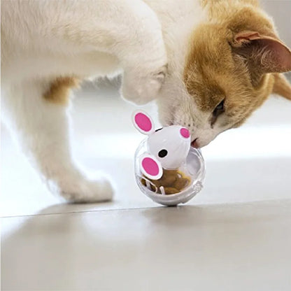 Interactive Cat Food Dispenser – Fun Treat Toy for Playful Cats