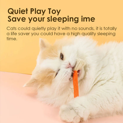 Hand-Knitted Cat Chew Toys with Silvervine – Molar Cotton Rope Teaser for Kittens