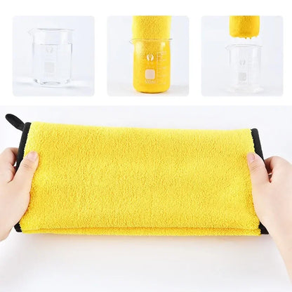 100% Cotton Dry Absorbent Pet Towel – Soft Fiber Bath Towel & Robe for Dogs & Cats