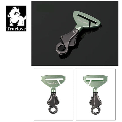 Aluminium Alloy Pet Car Seat Belt – Lightweight Safety Buckle for Collars & Harnesses