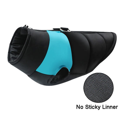 Waterproof Padded Dog Jacket – Cozy Winter Vest with Zipper for Small to Large Dogs