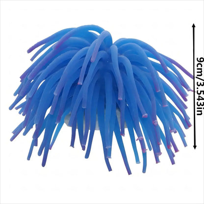 Silicone Artificial Sea Urchin Aquarium Decor – Realistic Underwater Ornament for Fish Tanks
