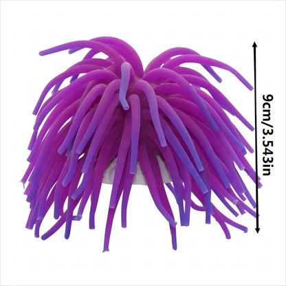 Silicone Artificial Sea Urchin Aquarium Decor – Realistic Underwater Ornament for Fish Tanks