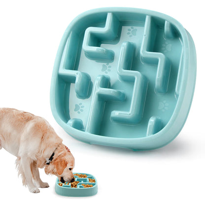Slow Feeder Bowl for Dogs & Cats – Anti-Choke Design for Healthy Eating Habits