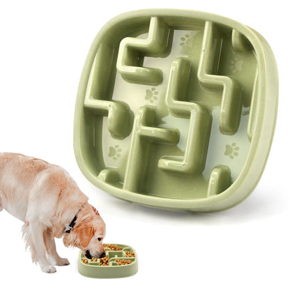 Slow Feeder Bowl for Dogs & Cats – Anti-Choke Design for Healthy Eating Habits