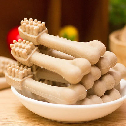 Dental Chew Sticks for Large Dogs – Toothbrush Bone Design Fights Bad Breath & Plaque