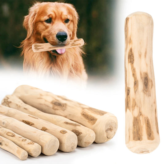 Coffee Wood Chew Stick – Durable, Bite-Resistant Dog Toy for Anxiety Relief & Teeth Grinding