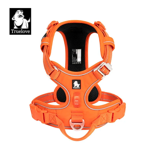 No-Pull Reflective Dog Harness – Adjustable, Padded Nylon Design for Effortless Control