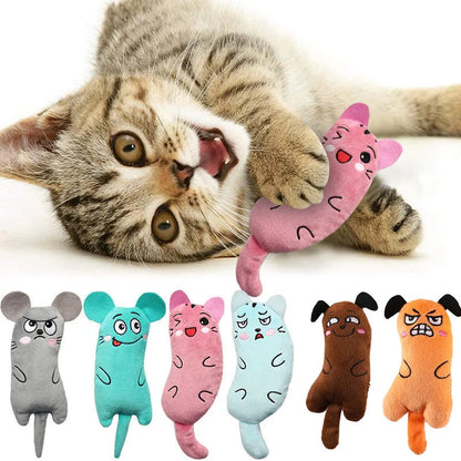 Interactive Catnip Plush Toy – Squeaky & Irresistible for Kittens and Cats