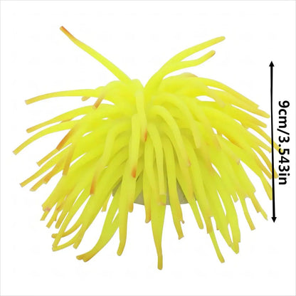 Silicone Artificial Sea Urchin Aquarium Decor – Realistic Underwater Ornament for Fish Tanks