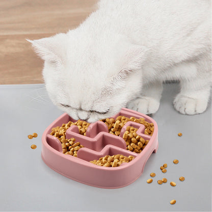 Slow Feeder Bowl for Dogs & Cats – Anti-Choke Design for Healthy Eating Habits