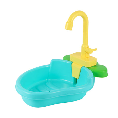 Automatic Parrot Bathing Tub with Faucet Shower – Bird Bath, Feeder Bowl & Pool Accessory