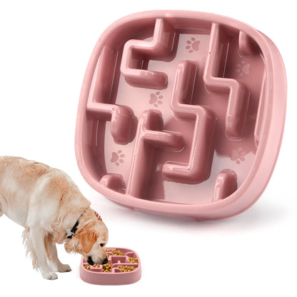Slow Feeder Bowl for Dogs & Cats – Anti-Choke Design for Healthy Eating Habits