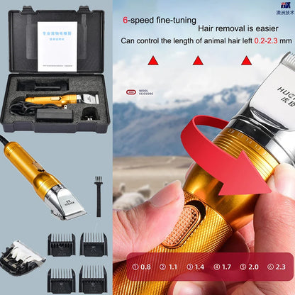 Cordless Pet Grooming Trimmer – Multi-Use for Dogs, Cats, Sheep