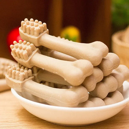 Dental Chew Sticks for Large Dogs – Toothbrush Bone Design Fights Bad Breath & Plaque