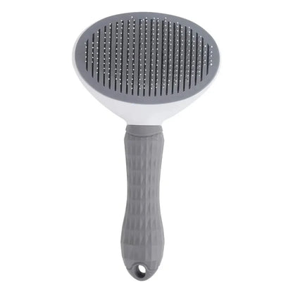 Stainless Steel Pet Grooming Brush – Long-Hair Cat & Dog Comb for Shedding Control, Detangling & Massage