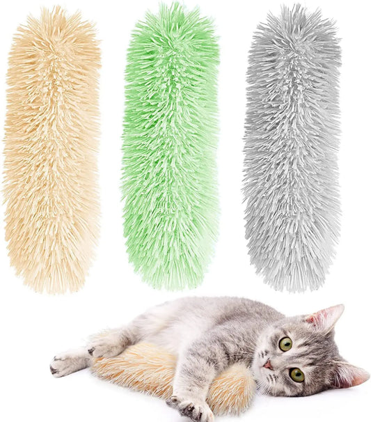 Catnip-Infused Plush Chew Toy – Soft Teaser Pillow & Interactive Playstrip for Cats
