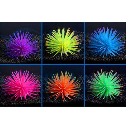 Silicone Artificial Sea Urchin Aquarium Decor – Realistic Underwater Ornament for Fish Tanks