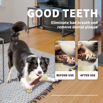 Indestructible Flavored Nylon Chew Bone for Aggressive Chewers – Non-Toxic & Bite-Resistant Dog Toy by All For Paws