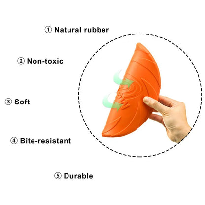 Bite-Resistant Flying Disc for Dogs – Ultimate Outdoor Interactive Training & Fetch Toy