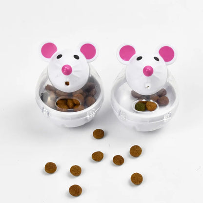 Interactive Cat Food Dispenser – Fun Treat Toy for Playful Cats