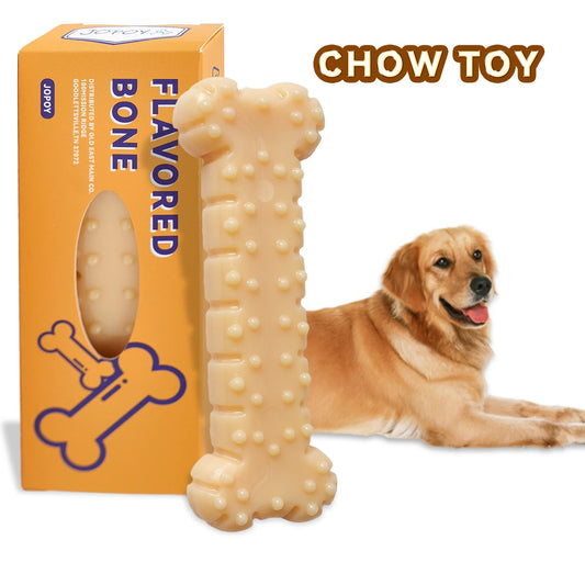 Indestructible Dog Chew Toys Trio – Durable Peanut Butter Flavoured Bones for Aggressive Chewers