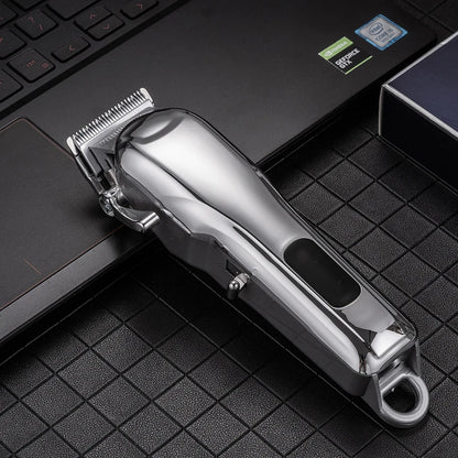 Professional Cordless Dog Grooming Clipper – Low-Noise Electric Hair Trimmer with Scissors for Pets