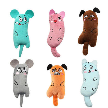 Interactive Catnip Plush Toy – Squeaky & Irresistible for Kittens and Cats